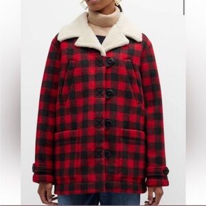 NWT A.P.C. Federica
Plaid Jacket